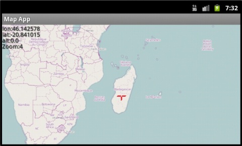 MapApp Screenshot
